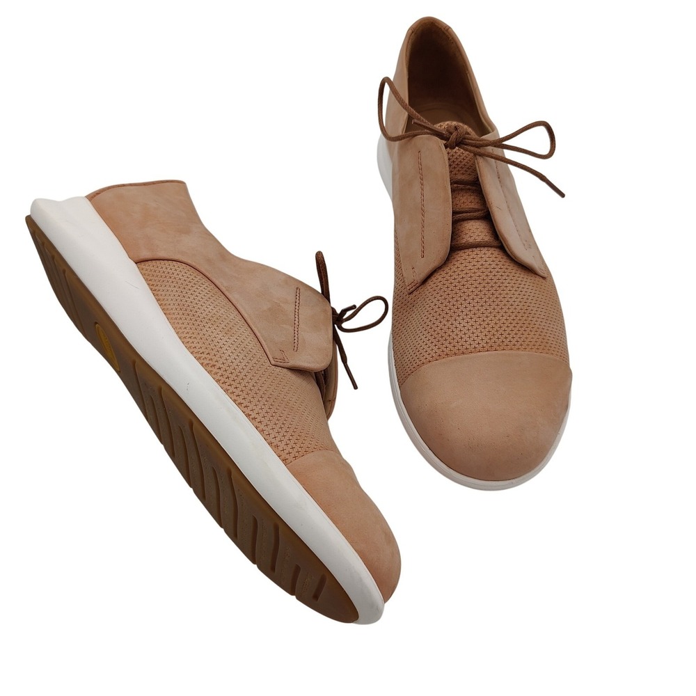 Samuel Hubbard Womens Minimalist Comfort Leather Walking Shoes 8 Tan W1205-243